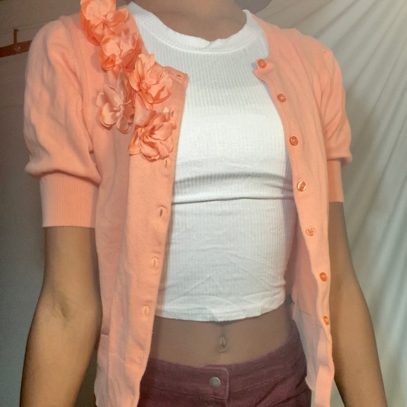 Pink Cardigan Sweater - Picture 5 of 5